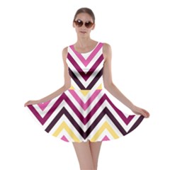 Pretty Chevron Skater Dress by GardenOfOphir