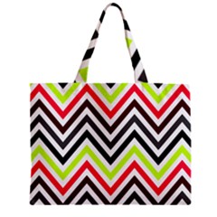 Chevron Zipper Mini Tote Bag