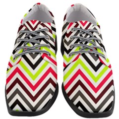 Chevron Women Heeled Oxford Shoes