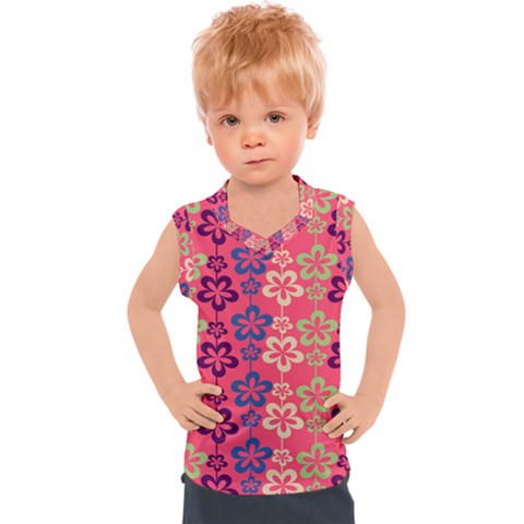 Pattern 102 Kids  Sport Tank Top by GardenOfOphir