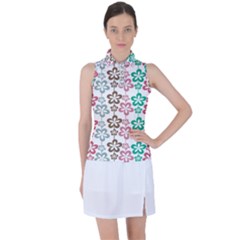 Pattern 105 Women s Sleeveless Polo Tee by GardenOfOphir