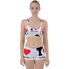 I Love Samantha Perfect Fit Gym Set by ilovewhateva