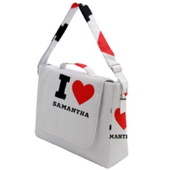 I Love Samantha Box Up Messenger Bag by ilovewhateva