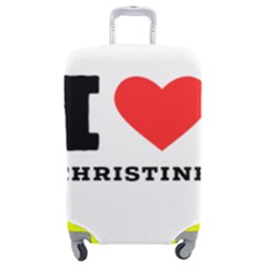 I Love Christine Luggage Cover (medium) by ilovewhateva