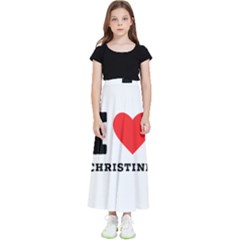 I Love Christine Kids  Flared Maxi Skirt by ilovewhateva