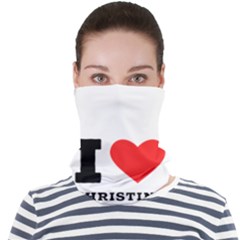 I Love Christine Face Seamless Bandana (adult) by ilovewhateva