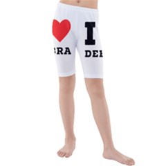 I Love Debra Kids  Mid Length Swim Shorts by ilovewhateva