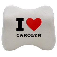 I Love Carolyn Velour Head Support Cushion by ilovewhateva