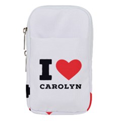 I Love Carolyn Waist Pouch (small) by ilovewhateva