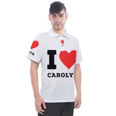 I Love Carolyn Men s Polo Tee by ilovewhateva