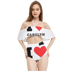 I Love Carolyn Halter Flowy Bikini Set  by ilovewhateva