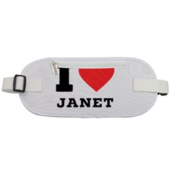 I Love Janet Rounded Waist Pouch by ilovewhateva