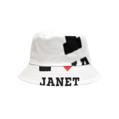 I Love Janet Bucket Hat (kids) by ilovewhateva