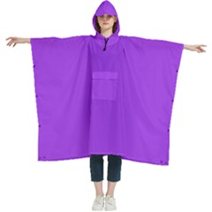 Jasmine Purple	 - 	hooded Rain Ponchos by ColorfulWomensWear