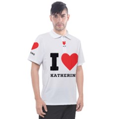 I Love Katherine Men s Polo Tee by ilovewhateva