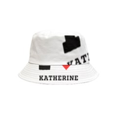 I Love Katherine Bucket Hat (kids) by ilovewhateva