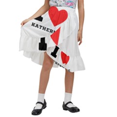 I Love Katherine Kids  Ruffle Flared Wrap Midi Skirt by ilovewhateva