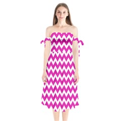 Pattern 118 Shoulder Tie Bardot Midi Dress