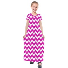 Pattern 118 Kids  Short Sleeve Maxi Dress by GardenOfOphir