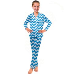 Pattern 119 Kid s Satin Long Sleeve Pajamas Set by GardenOfOphir