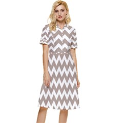 Pattern 122 Button Top Knee Length Dress