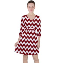 Pattern 123 Quarter Sleeve Ruffle Waist Dress by GardenOfOphir