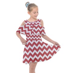 Pattern 124 Kids  Shoulder Cutout Chiffon Dress by GardenOfOphir