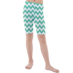 Pattern 128 Kids  Mid Length Swim Shorts