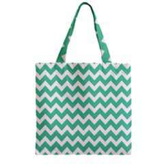 Pattern 128 Zipper Grocery Tote Bag by GardenOfOphir