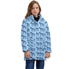 Pattern 131 Kid s Hooded Longline Puffer Jacket by GardenOfOphir