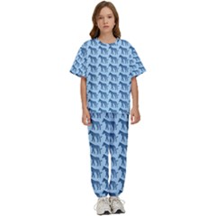 Pattern 131 Kids  Tee And Pants Sports Set