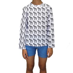 Pattern 129 Kids  Long Sleeve Swimwear