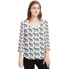 Pattern 129 Chiffon Quarter Sleeve Blouse