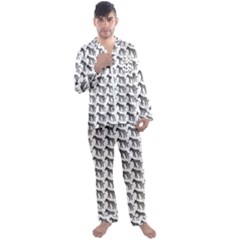 Pattern 129 Men s Long Sleeve Satin Pajamas Set