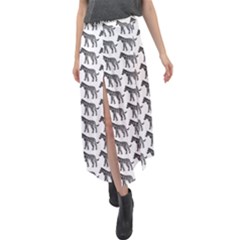 Pattern 129 Velour Split Maxi Skirt