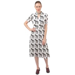 Pattern 129 Keyhole Neckline Chiffon Dress