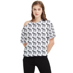 Pattern 129 One Shoulder Cut Out Tee