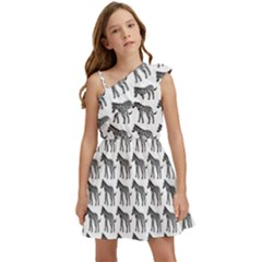 Pattern 129 Kids  One Shoulder Party Dress