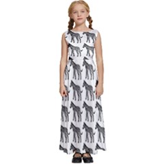 Pattern 129 Kids  Satin Sleeveless Maxi Dress