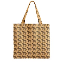 Pattern 133 Zipper Grocery Tote Bag by GardenOfOphir