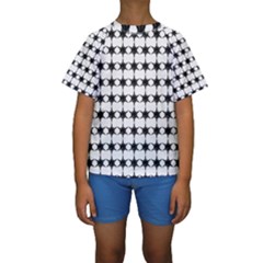 Pattern 137 Kids  Short Sleeve Swimwear by GardenOfOphir