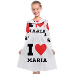 I Love Maria Kids  Midi Sailor Dress