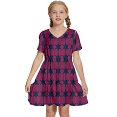 Pattern 140 Kids  Short Sleeve Tiered Mini Dress