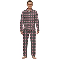 Pattern 139 Men s Long Sleeve Velvet Pocket Pajamas Set by GardenOfOphir