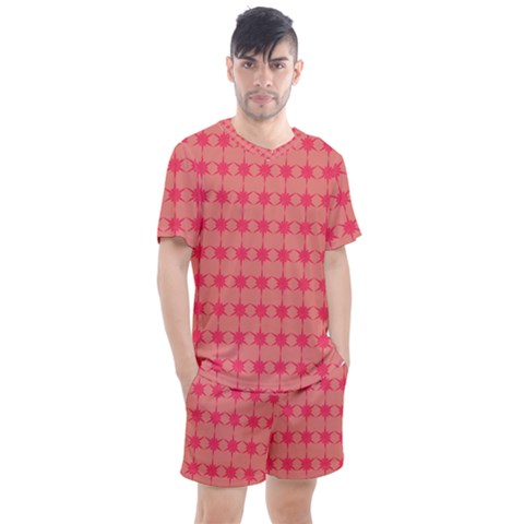 Pattern 142 Men s Mesh Tee And Shorts Set by GardenOfOphir