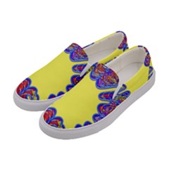 Explosion Big Bang Colour Structure Women s Canvas Slip Ons by Semog4