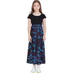 Artificial Intelligence Network Kids  Flared Maxi Skirt by Semog4