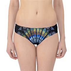 Mandala Floral Rose Window Strasbourg Cathedral France Hipster Bikini Bottoms by Semog4