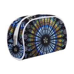 Mandala Floral Rose Window Strasbourg Cathedral France Make Up Case (small) by Semog4