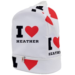 I Love Heather Zip Bottom Backpack by ilovewhateva